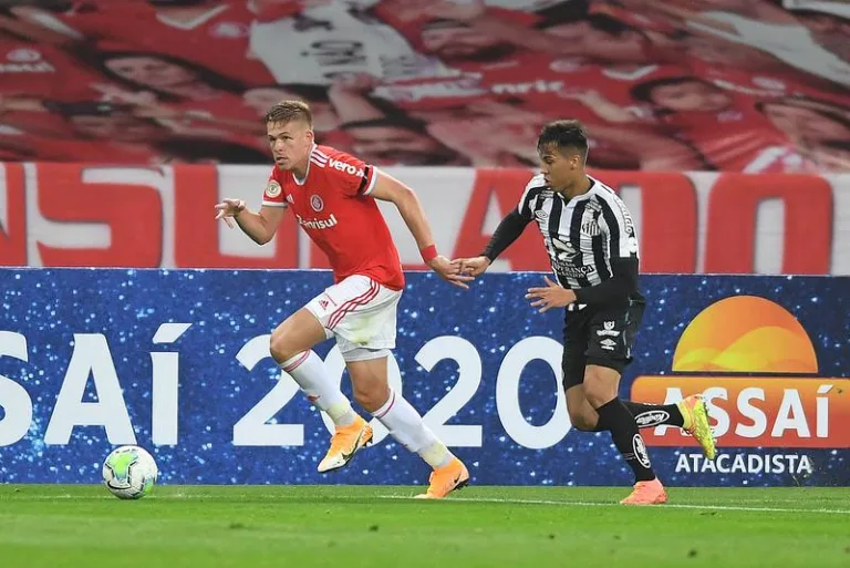 Bruno Fuchs em ação pelo Inter