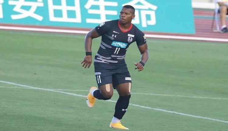Emprestado pelo Inter, Brenner vai às redes na terceira divisão do Japão