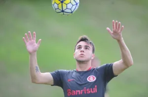 Andrigo em treino no Inter (Foto: Ricardo Duarte/SCI)