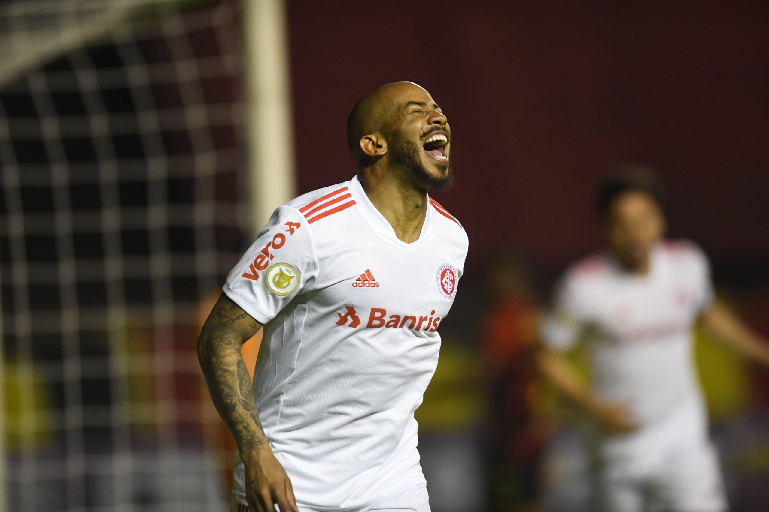 Patrick comemora gol pelo Inter (Foto: Ricardo Duarte/SCI)