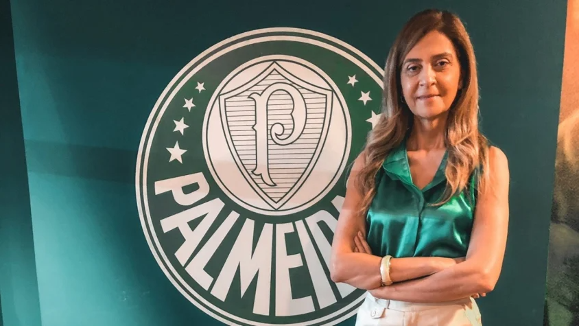 Leila Pereira no Palmeiras (Arquivo pessoal)