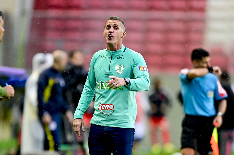 Vagner Mancini no América-MG (Foto: Mourão Panda/AFC)