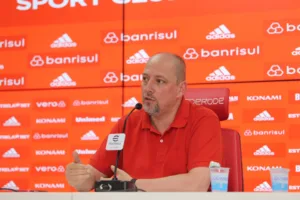 Presidente do Inter Alessandro Barcellos (Reprodução) Thiago Maia