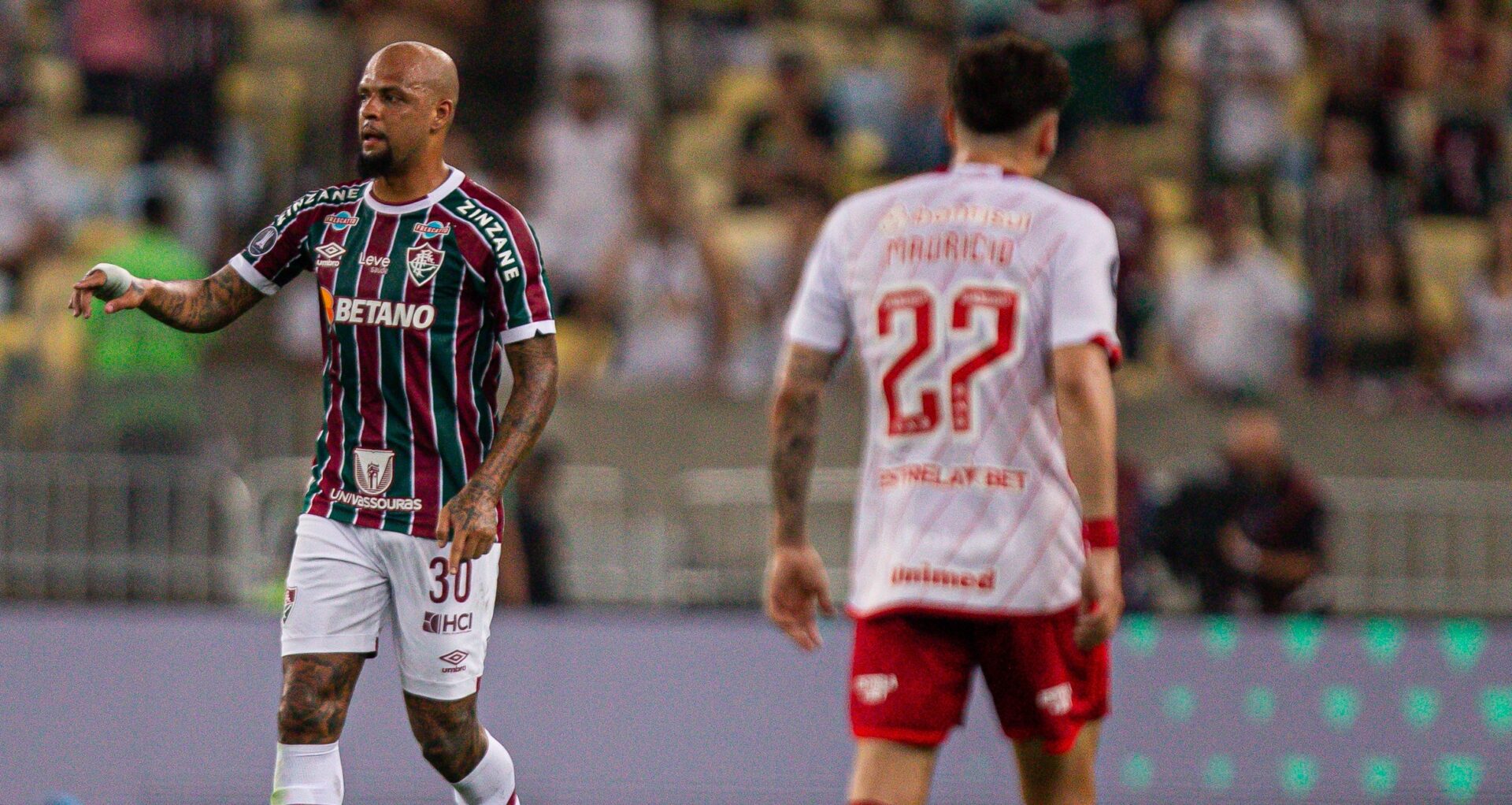 Felipe Melo em ação pelo Flu (Foto: Marcelo Gonçalves/FFC)