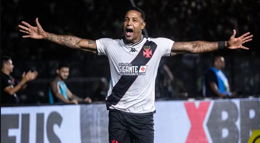 David comemora gol pelo Vasco (Foto: Leandro Amorim/Vasco)