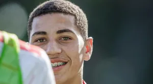 Gabriel Carvalho no Inter (Foto: Jota Finkler/SCI)