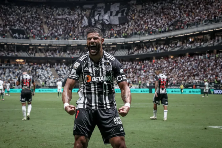 Hulk comemora gol pelo Atlético (Pedro Souza/Galo) Inter Atlético Mineiro