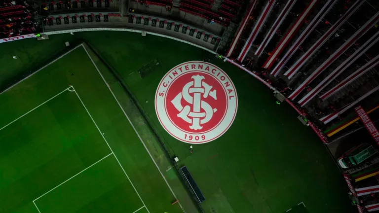 Símbolo do Internacional no estádio Beira-Rio