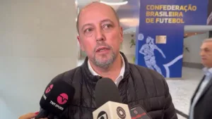 Alessandro Barcellos presidente do Inter (Foto: Matheus Trindade) Flamengo