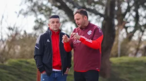 Flamengo D'Alessandro e André Mazzuco no Inter. Dirigente esportivo falou sobre Alario em coletiva. (Foto: Ricardo Duarte) Inter Europa