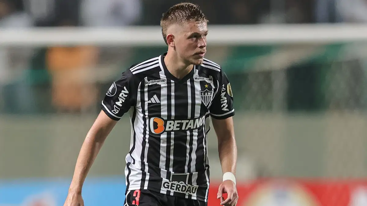 Bruno Fuchs no Galo. (Foto: Pedro Souza/Atlético-MG)