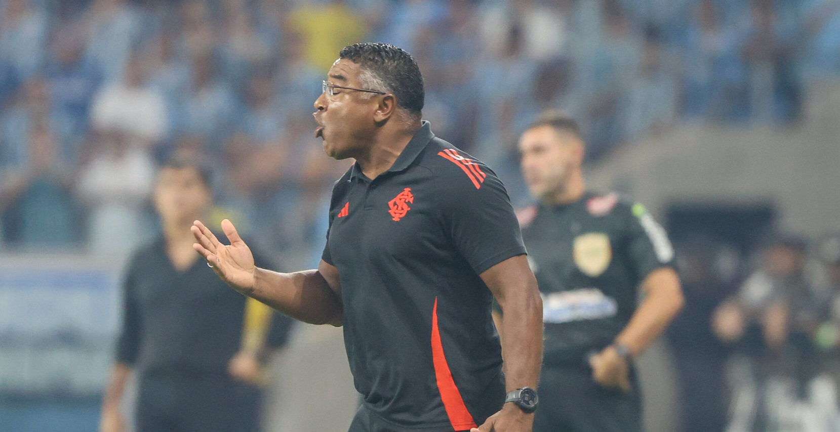 Roger Machado no Inter (Foto: Ricardo Duarte/SCI)