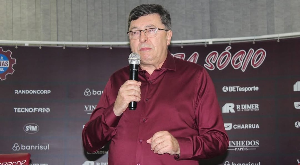 Roberto de Vargas presidente do Caxias (Divulgação/SER Caxias)