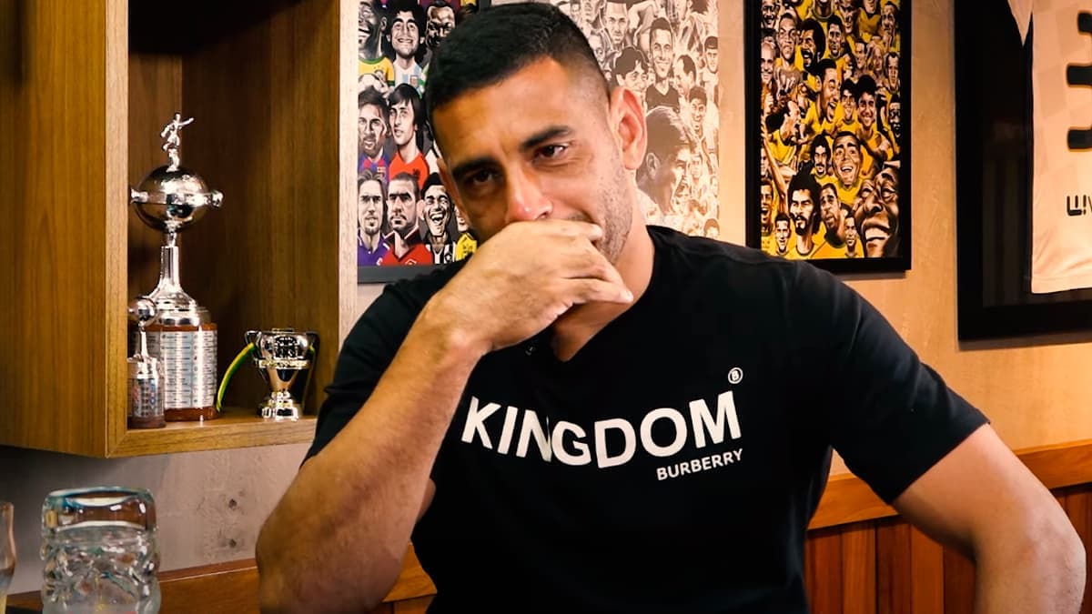 Diego Souza, em podcast no YouTube (Reprodução)
