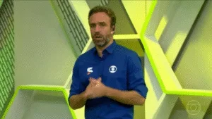 Roger Flores na Globo (Reprodução)