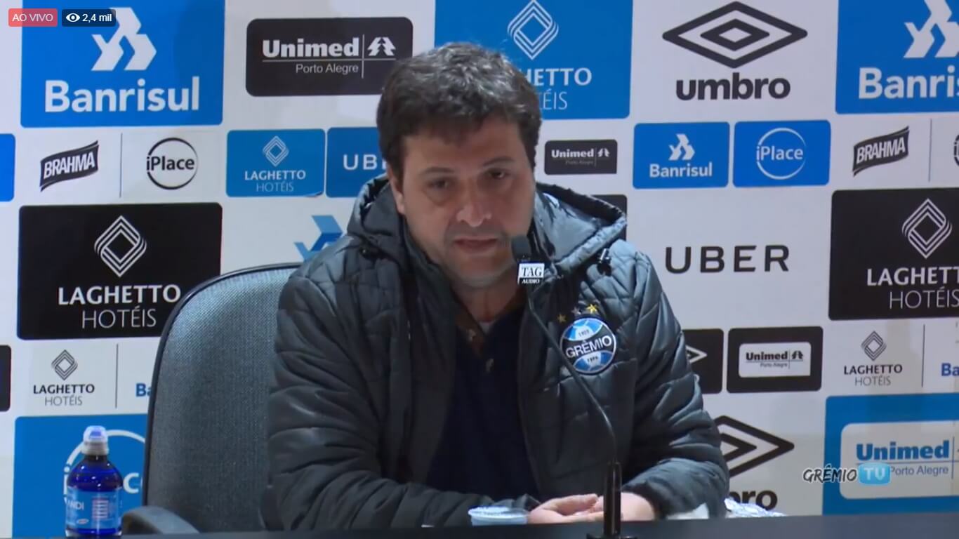 Alberto Guerra no Grêmio (Foto: Lucas Uebel/GFBPA)