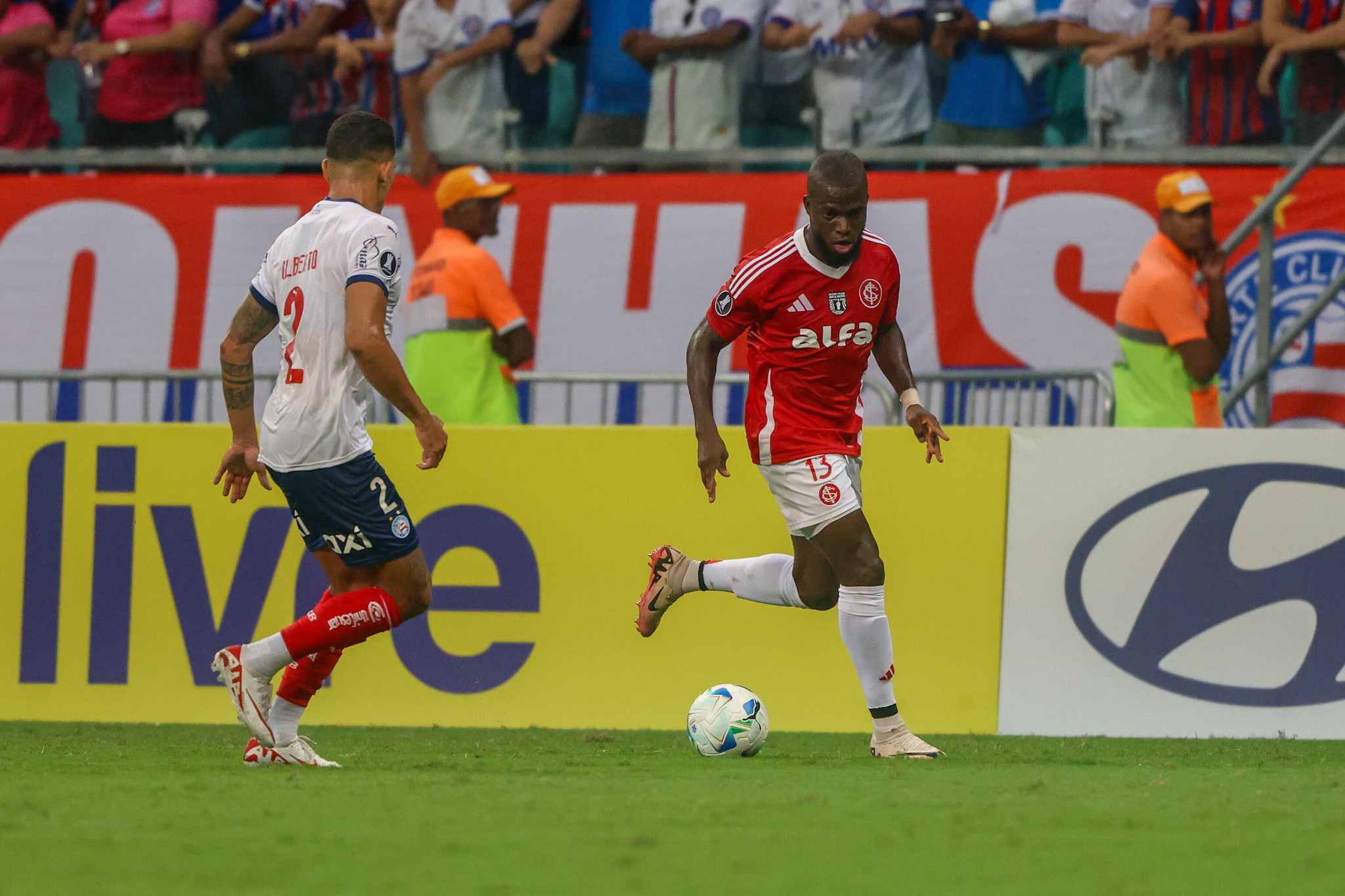 Enner Valencia em ação pelo Inter contra o Bahia (Foto: Ricardo Duarte/SCI)