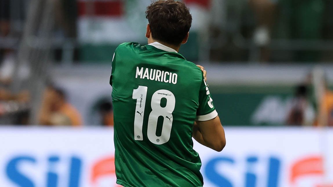 Mauricio em ação pelo Palmeiras (Foto: Cesar Greco/Palmeiras)