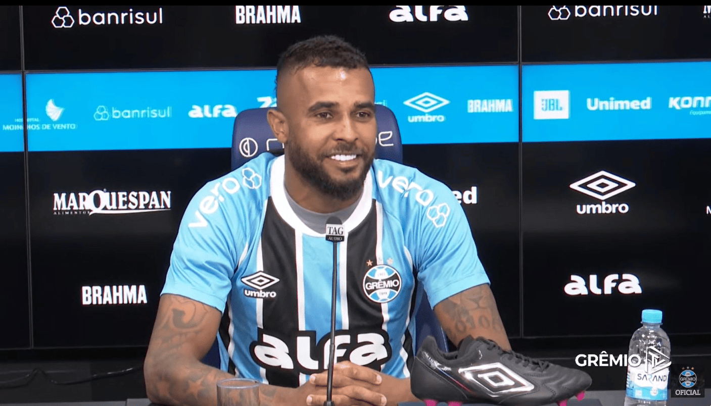 Alex Santana (Reprodução/TV Grêmio)