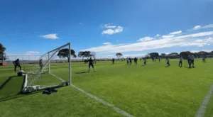 treino oculto grupo jogador Bruno Tabata goleiro