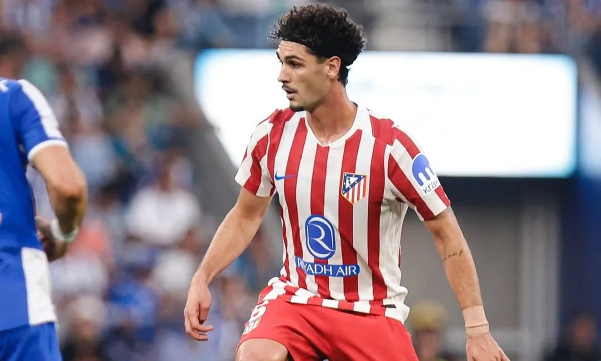 Johnny no Atlético de Madrid (Divulgação)