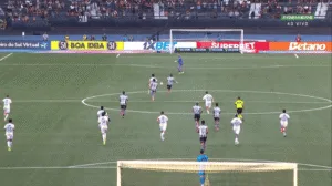 Jogo do Botafogo contra o Santos no Engenhão