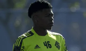 Juan Manuel Cuesta no Inter treinando