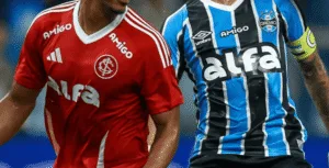 Gre-Nal com camisas com Alfa