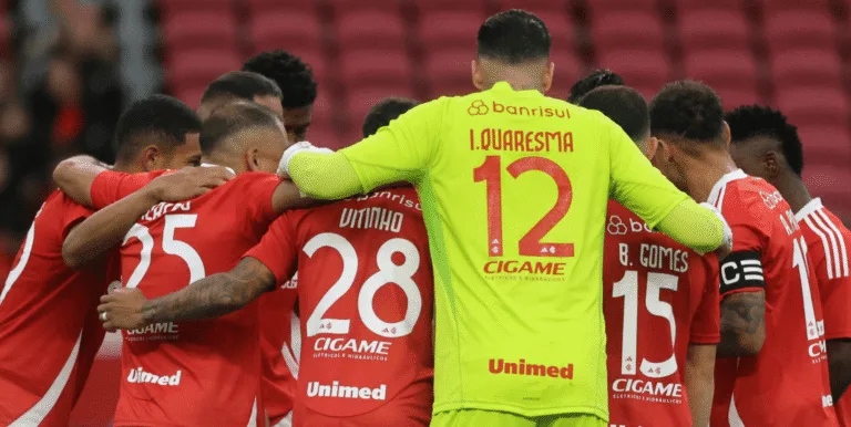 Grupo de jogadores do Inter
