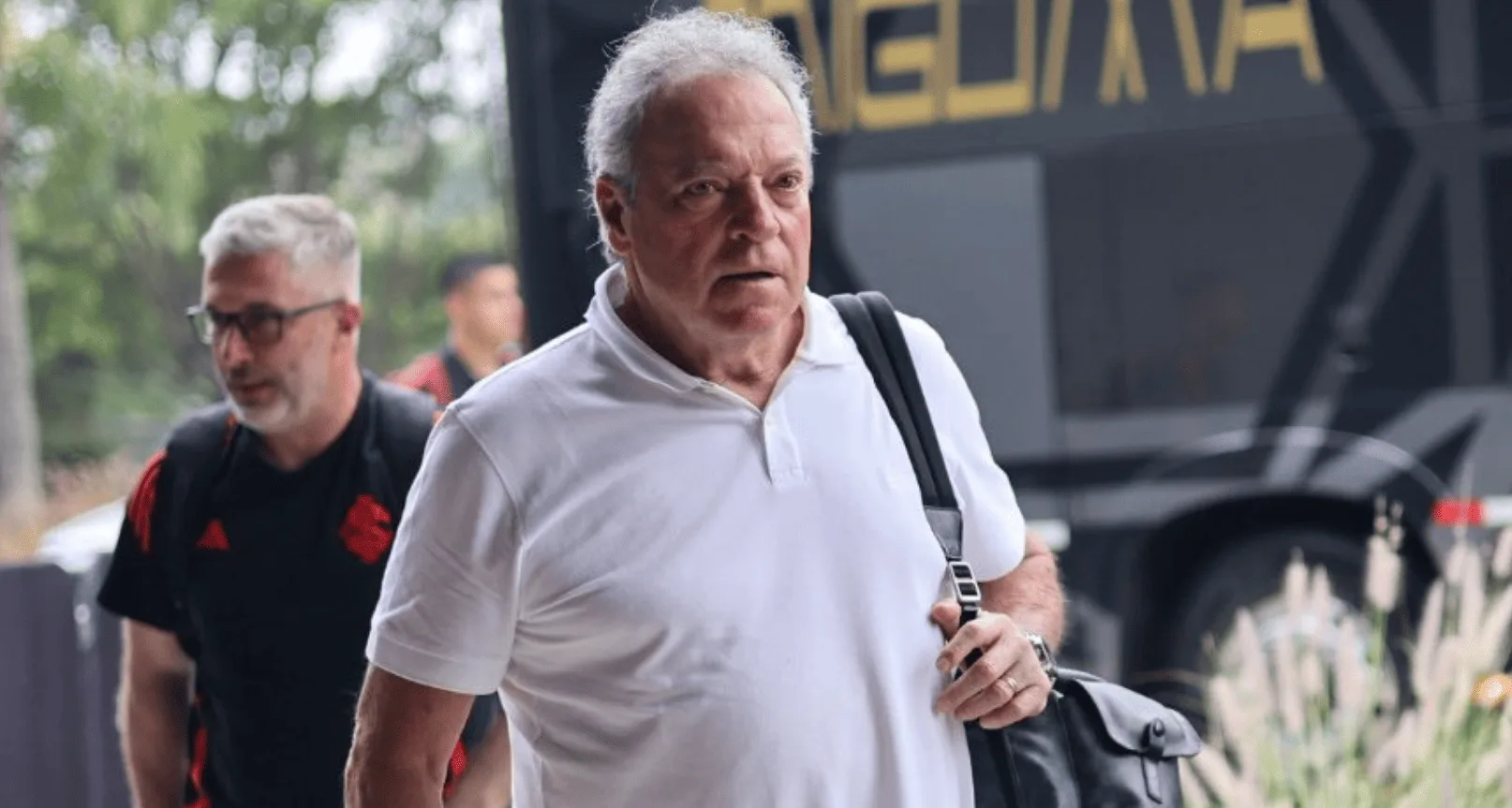 Abel Braga em viagem com o Inter