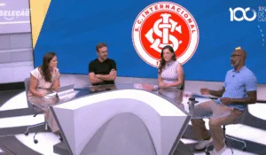Roger Flores e Grafite no SporTV