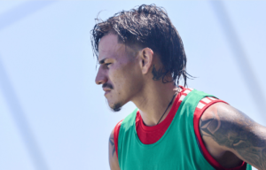 Bernabei em treino no Inter