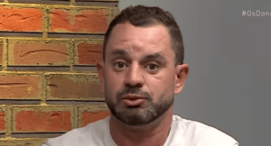 Ex-volante Magrão no programa na Band (Reprodução)