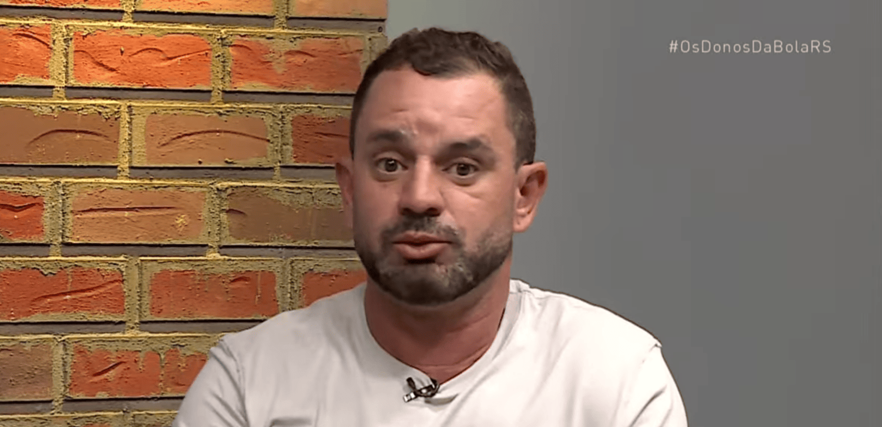 Magrão no programa na Band (Reprodução)