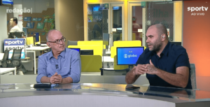 Lédio Carmona e Rodrigo Coutinho no SporTV