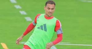 Meia Alan Patrick em treino no Inter