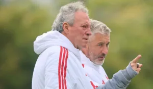 Abel Braga no treino do Inter