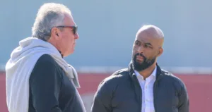 Abel Braga, Fabinho Soldado, no treino do Inter