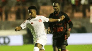 Kayky em ação pelo Inter contra o Brasil de Pelotas na Recopa Gaúcha 2026