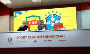 Presidente da CBF Samir Xaud