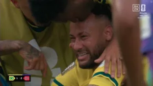 Neymar chorou após fiasco de cair pra Noruega