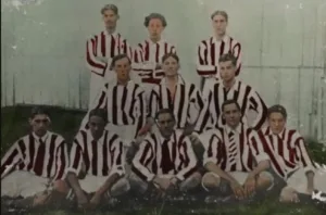 Modelo do primeiro uniforme do Inter