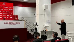 Sala de imprensa do Inter (Reprodução)