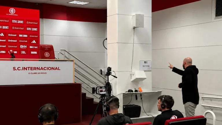 Sala de imprensa do Inter (Reprodução)