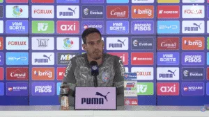 Goleiro Ronaldo, do Bahia, falou sobre o Inter